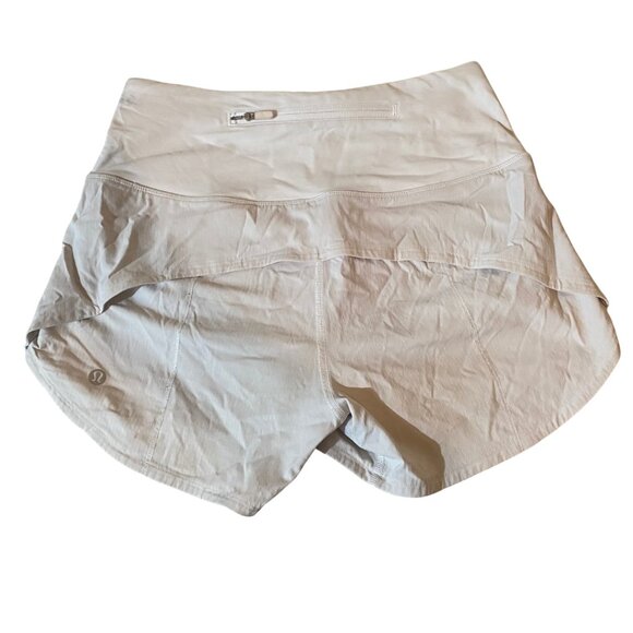 Lululemon White Running Shorts – Size 2 - Picture 2 of 4